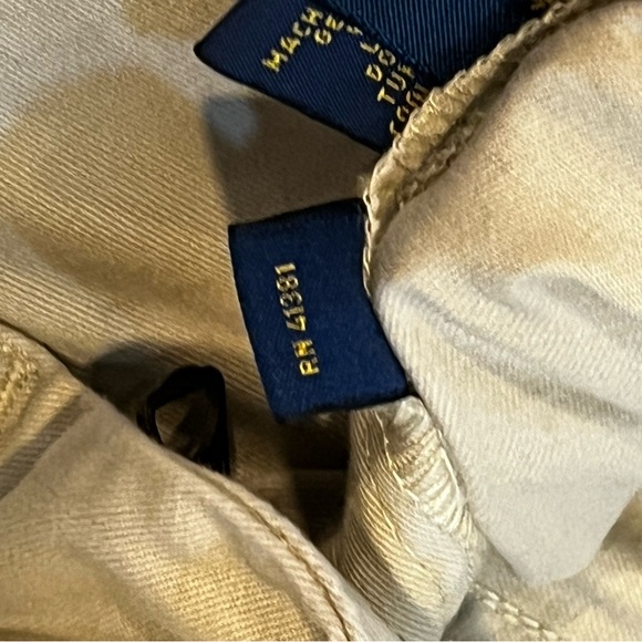 Polo Ralph Lauren Mens 6” stretch classic fit drawstring shorts M 30 tan khaki - Picture 16 of 16